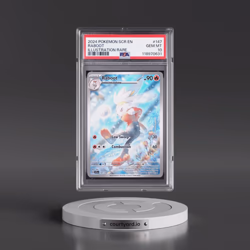 2024 Pokémon Scr EN-Stellar Crown #147 Raboot - Illustration Rare (PSA 10 GEM MINT)