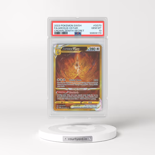 2023 Pokémon Sword and Shield Crown Zenith #GG70 Arceus Vstar - Full Art Secret (PSA 10 GEM MINT)