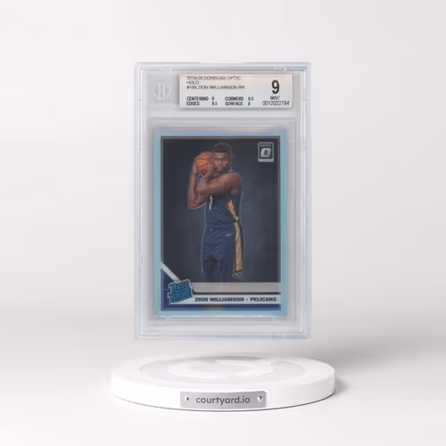 2019 Panini Donruss Optic #158 Zion Williamson - Holo (BGS 9 MINT)