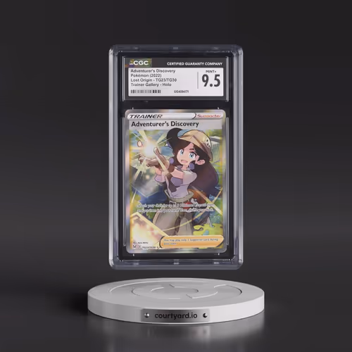 2022 Lost Origin #TG23/TG30 Adventurer's Discovery (CGC 9.5 MINT+)