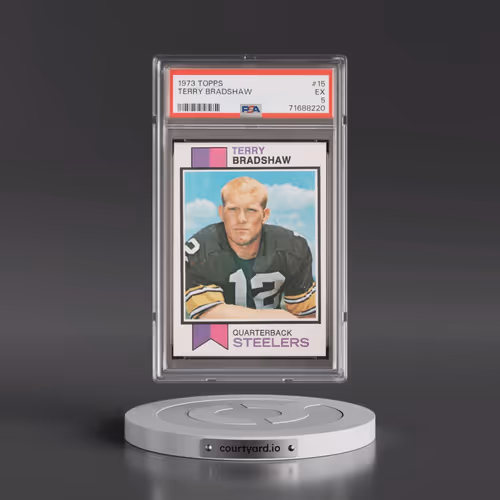 1973 Topps #15 Terry Bradshaw (PSA 5 EX)