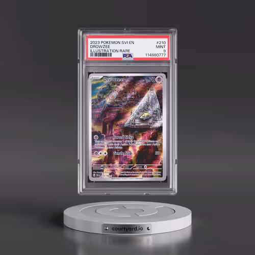 2023 Pokémon Svi EN-Scarlet & Violet #210 Drowzee - Illustration Rare (PSA 9 MINT)