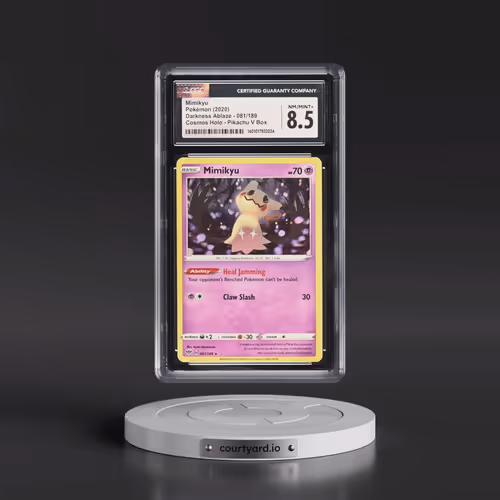 2020 Darkness Ablaze #081/189 Mimikyu - Cosmos Holo (CGC 8.5 NM-MT+)
