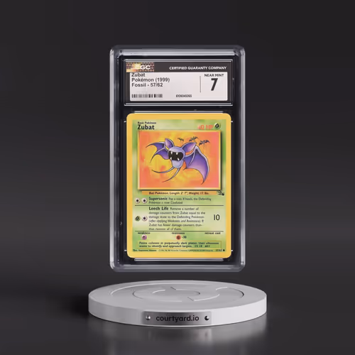 1999 Fossil #57/62 Zubat (CGC 7 NM)