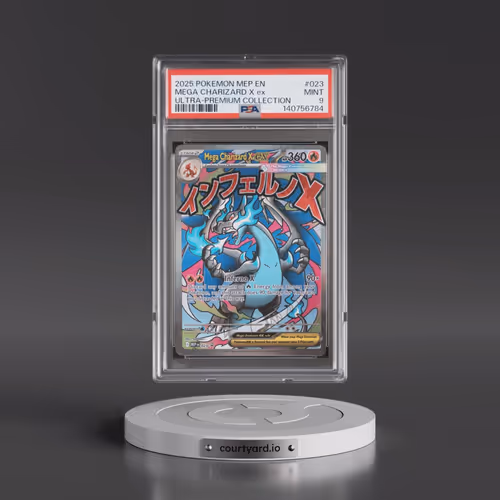 2025 Pokémon Mep EN-Me Black Star Promo #023 Mega Charizard X EX - Holo Mega Charizard X EX Ultra-Pr