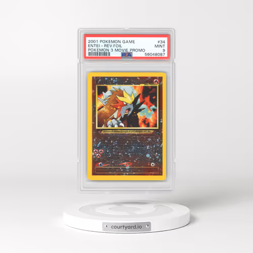 2001 Pokemon 3 Movie Promo #34 Entei (PSA 9 MINT)