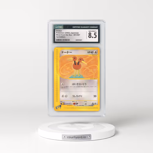 2002 Wind from the Sea #061/087 Doduo - 1st Edition (CGC 8.5 NM-MT+)