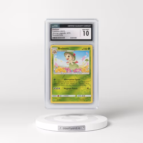 2017 Shining Legends #5/73 Breloom - Reverse Holo (CGC 10 GEM MINT)