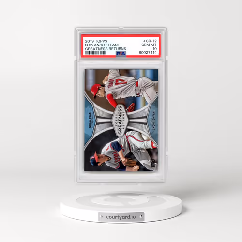 2019 Topps Greatness Returns #GR-12 Nolan Ryan/Shohei Ohtani (PSA 10 GEM MINT)