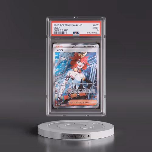 2023 Pokémon Sv4k-Ancient Roar #087 Mela - Super Rare (PSA 9 MINT)