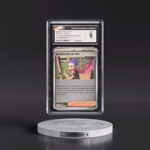 2024 Prismatic Evolutions - PRE EN #112/131 Janine's Secret Art - Poké Ball Holo (CGC 9 MINT)