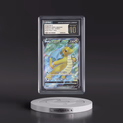 2022 Pokémon GO #078/071 Dragonite V - Super Rare Holo (CGC 10 PRISTINE)