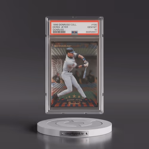 1998 Donruss Collection #100 Derek Jeter - Donruss (PSA 10 GEM MINT)