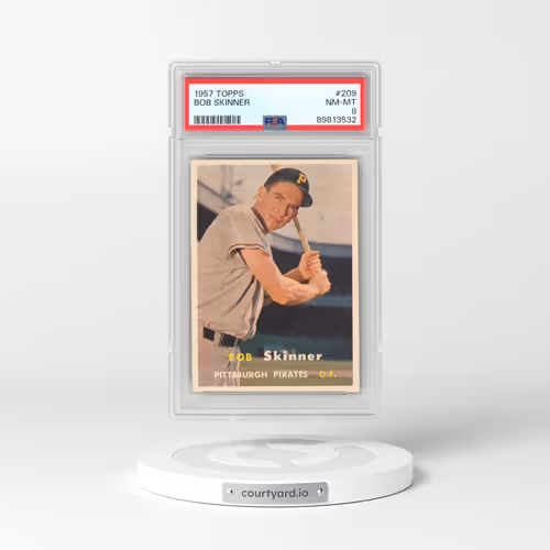 1957 Topps #209 Bob Skinner (PSA 8 NM-MT)