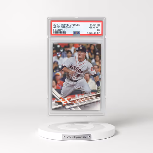 2017 Topps Update #US150 Alex Bregman - Fielding (PSA 10 GEM MINT)