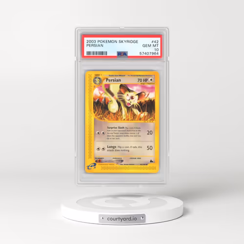 2003 Pokémon Skyridge #42 Persian (PSA 10 GEM MINT)