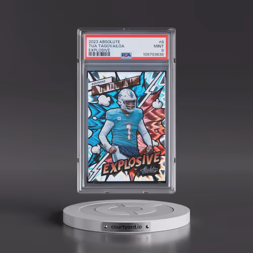 2023 Panini Absolute Explosive #8 Tua Tagovailoa (PSA 9 MINT)