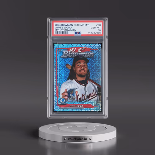 2024 Bowman Chrome Mega Box My 1st Bowman #38 James Wood (PSA 10 GEM MINT)