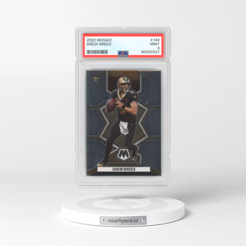 2022 Panini Mosaic #144 Drew Brees (PSA 9 MINT)