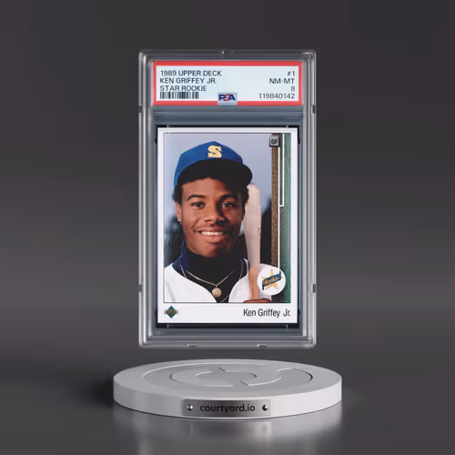 1989 Upper Deck #1 Ken Griffey Jr - Star Rookie (PSA 8 NM-MT)