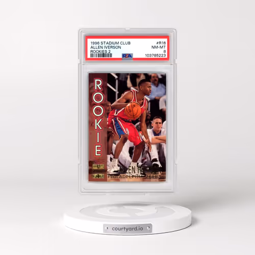 1996 Stadium Club Rookies 2 #R16 Allen Iverson (PSA 8 NM-MT)