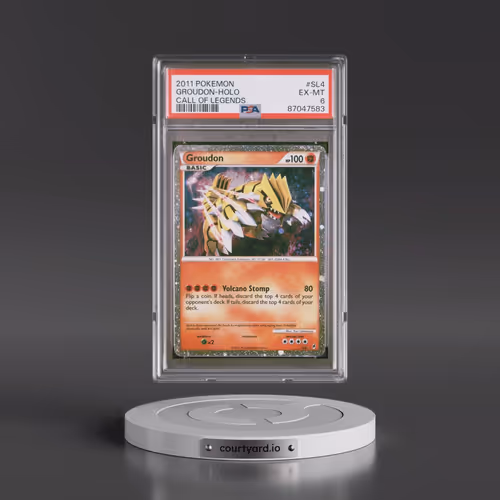 2011 Pokémon Call of Legends #SL4 Groudon - Holo (PSA 6 EX-MT)