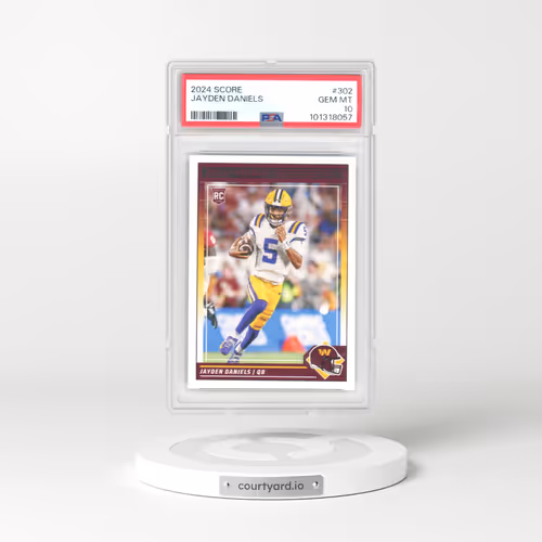 2024 Panini Score #302 Jayden Daniels (PSA 10 GEM MINT)
