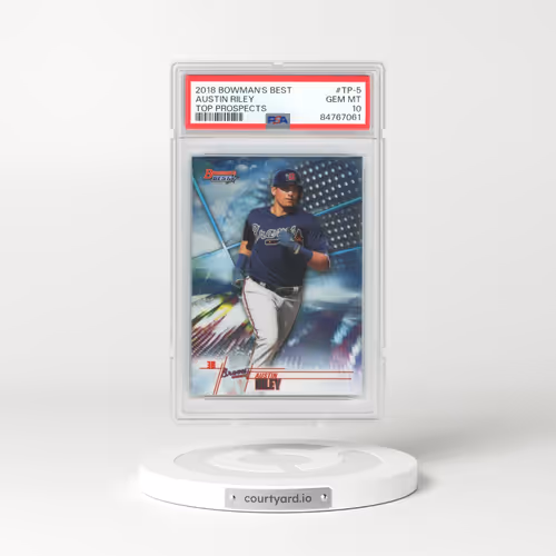 2018 Bowman's Best Top Prospects #TP-5 Austin Riley (PSA 10 GEM MINT)