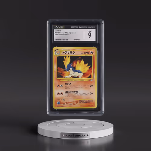 1999 Neo Premium File Quilava - No Rarity (CGC 9 MINT)
