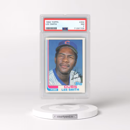 1982 Topps #452 Lee Smith (PSA 7 NM)