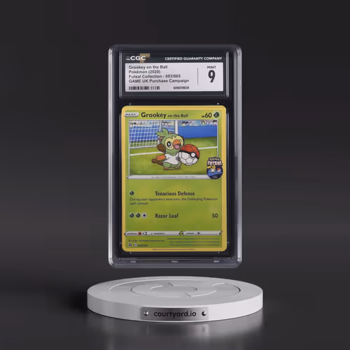 2020 Futsal Collection #003/005 Grookey on the Ball - GAME UK Pokémon Purchase Campaign (CGC 9 MINT)