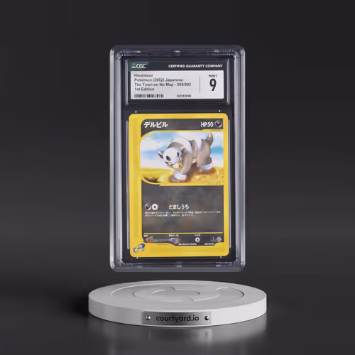 2002 The Town on No Map #069/092 Houndour - 1st Edition (CGC 9 MINT)