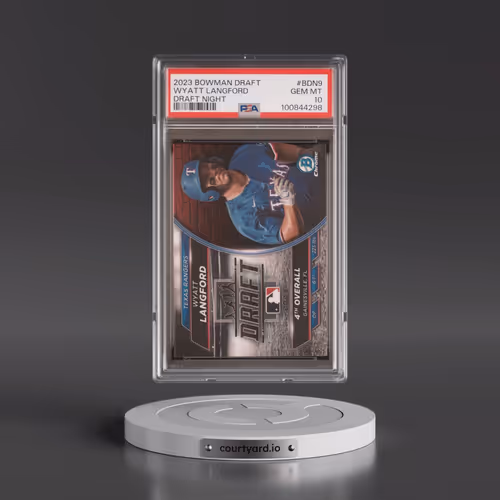 2023 Bowman Draft Bowman Draft Night #BDN9 Wyatt Langford (PSA 10 GEM MINT)