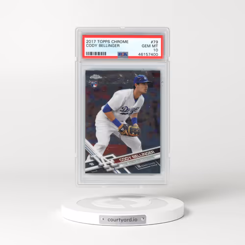 2017 Topps Chrome #79 Cody Bellinger (PSA 10 GEM MINT)
