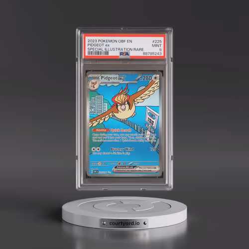 2023 Pokémon Obf EN-Obsidian Flames #225 Pidgeot EX - Holo Special Illustration Rare (PSA 9 MINT)
