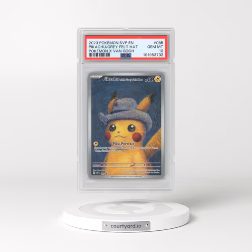 2023 Pokémon Svp EN-SV Black Star Promo #085 Pikachu With Grey Felt Hat - Pokemon X Van Gogh (PSA 10 GEM MINT)