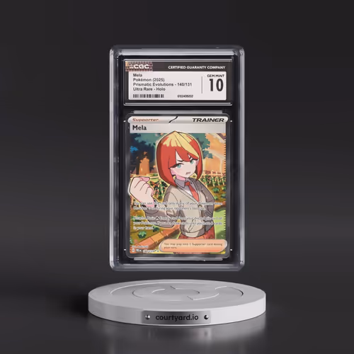 2025 Pokémon Pre EN-Prismatic Evolutions #140 Mela - Ultra Rare (CGC 10 GEM MINT)