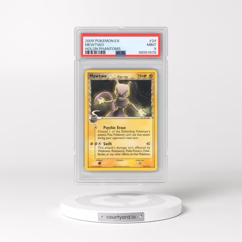 2006 Pokémon EX Holon Phantoms #24 Mewtwo (PSA 9 MINT)