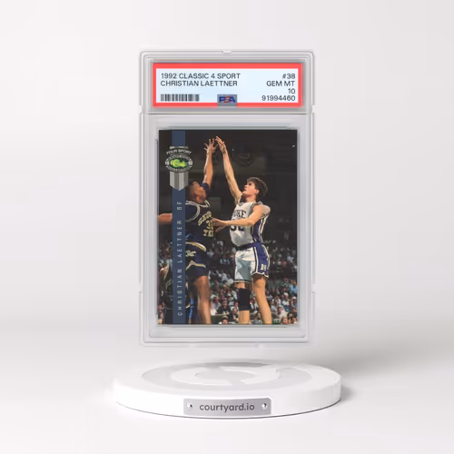 1992 Classic 4 Sport #38 Christian Laettner (PSA 10 GEM MINT)