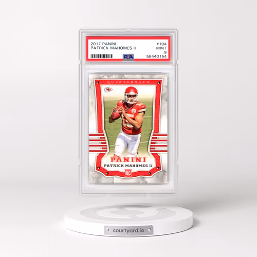 2017 Panini #104 Patrick Mahomes II (PSA 9 MINT)