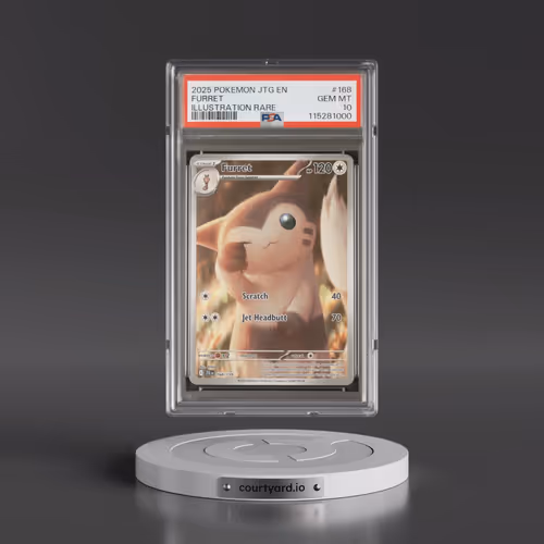 2025 Pokémon Jtg EN-Journey Together #168 Furret - Illustration Rare (PSA 10 GEM MINT)