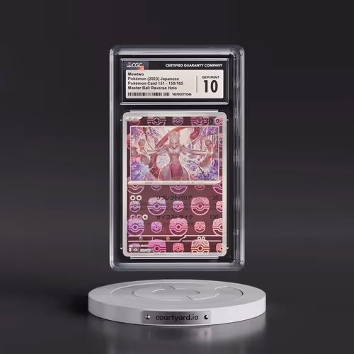 2023 Pokémon Card 151 #150/165 Mewtwo - Reverse Holo Master Ball (CGC 10 GEM MINT)