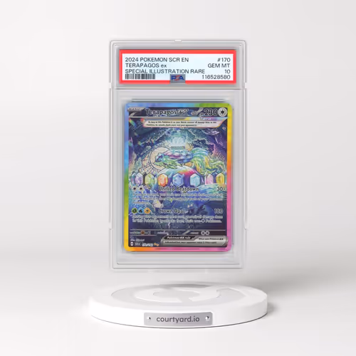 2024 Pokémon Scr EN-Stellar Crown #170 Terapagos EX - Holo Special Illustration Rare (PSA 10 GEM MIN