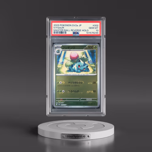 2023 Pokémon Sv2a-Pokemon 151 #002 Ivysaur - Reverse Holo Master Ball (PSA 10 GEM MINT)