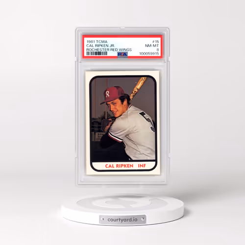 1981 TCMA Rochester Red Wings #15 Cal Ripken Jr. (PSA 8 NM-MT)