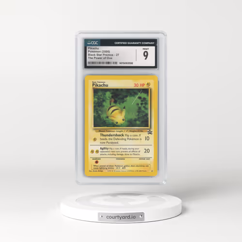 1999 Black Star Promos #27 Pikachu - The Power of One (CGC 9 MINT)