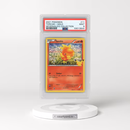 2021 Pokémon Mcdonald's Collection #11 Torchic - Holo (PSA 9 MINT)