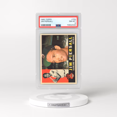 1960 Topps #159 Jim Piersall (PSA 8 NM-MT)