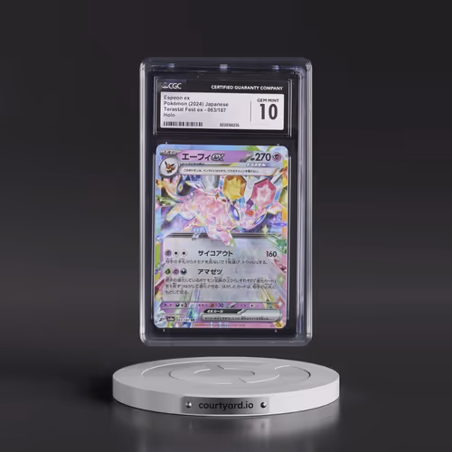 2024 Pokémon Sv8a-Terastal Fest EX #063 Espeon EX - Holo (CGC 10 GEM MINT)