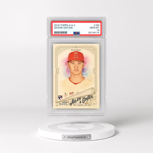 2018 Topps Allen & Ginter #100 Shohei Ohtani (PSA 10 GEM MINT)